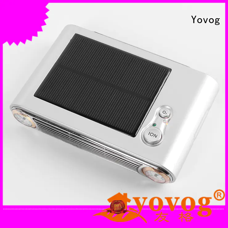 Yovog free delivery car auto fresh air purifier for business for bus