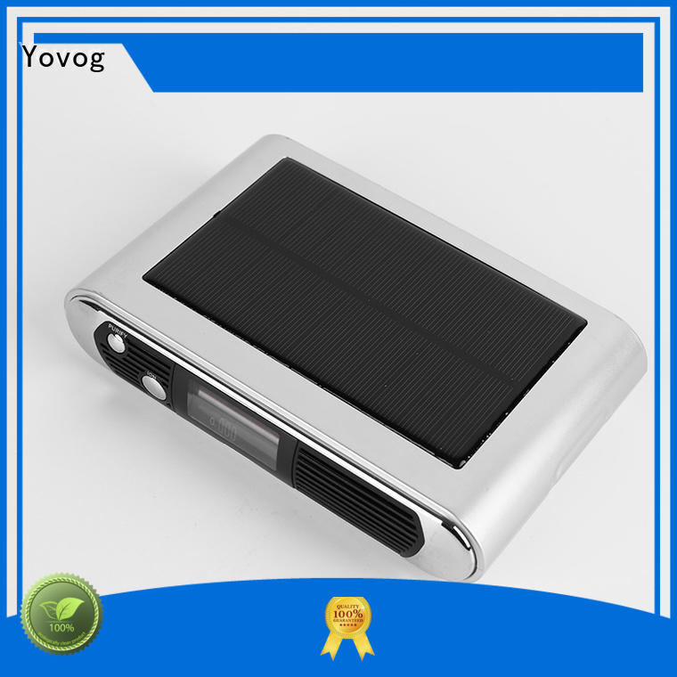 Weak Light Induction Charging Solar Car Air Purifier With LCD Screen Display EDS-1070