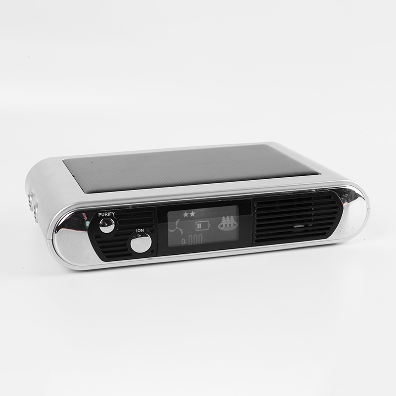 Weak Light Induction Charging Solar Car Air Purifier With LCD Screen Display EDS-1070-4