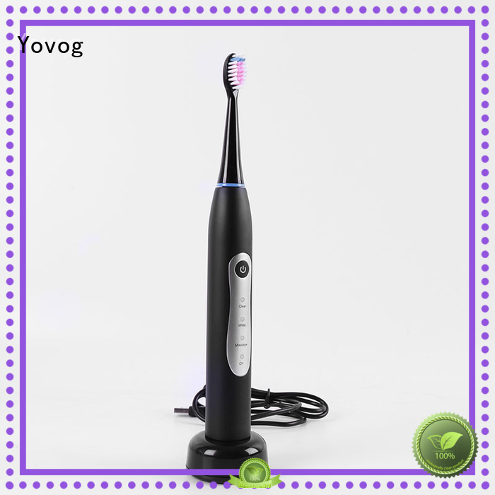 Yovog sonic rechargeable electric toothbrush effective for auto