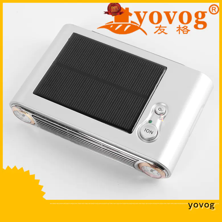 anion eds1070 lcd solar car air purifier powered yovog Brand