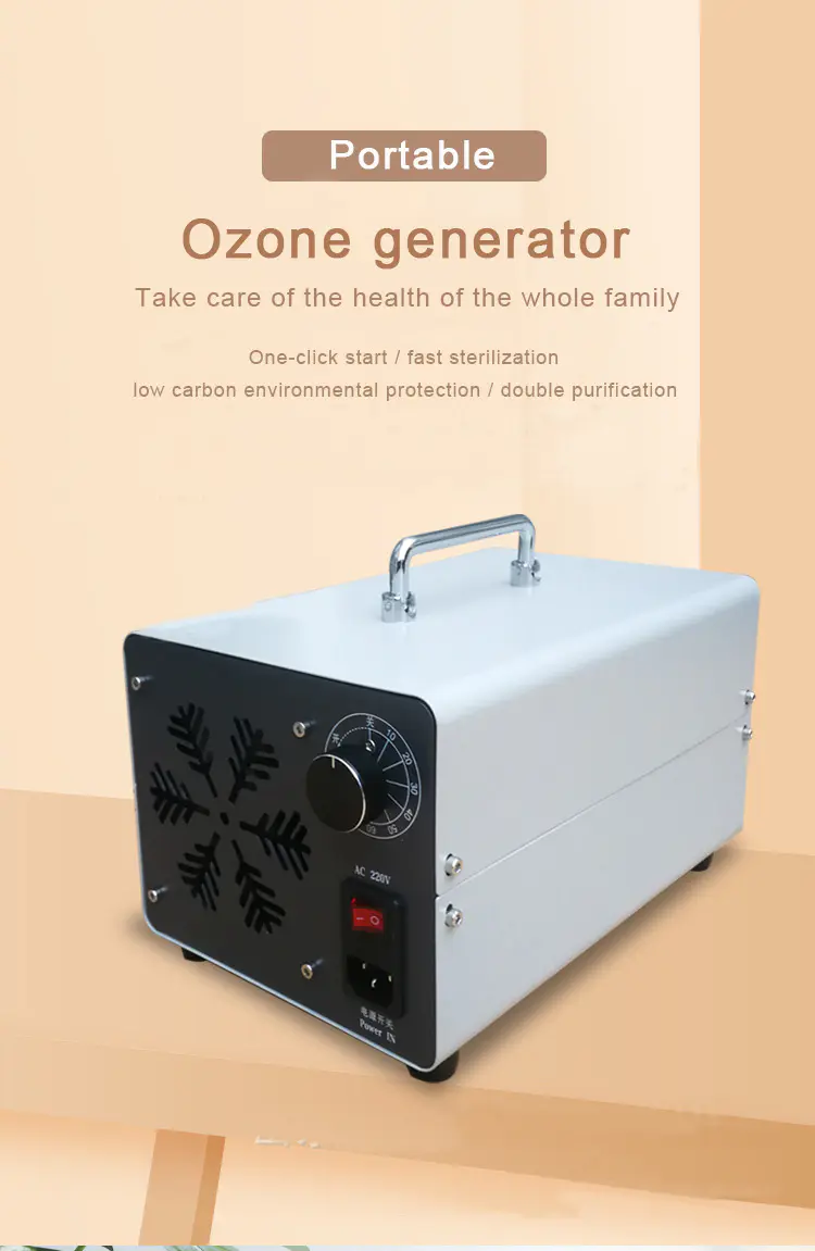 Yovog display ozone air purifier by bulk for hotel