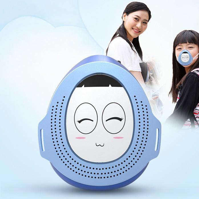 Kids electric mask electric mask with hepa mask air purifier electric face mask filter pm2.5